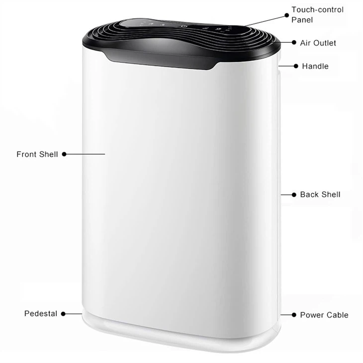 BKJ-215C Home Air Purifier Children Lock Healthy Air Puriifer
